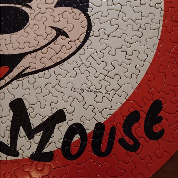 Vintage Springbok Mousekapuzzle Mickey Mouse Club Circular Jigsaw Puzzle - Picture 3 of 14